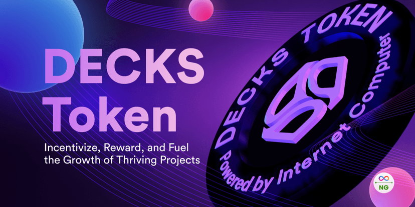 DECKS Token: Incentivize, Reward, and Fuel the Growth of Thriving Projects.
