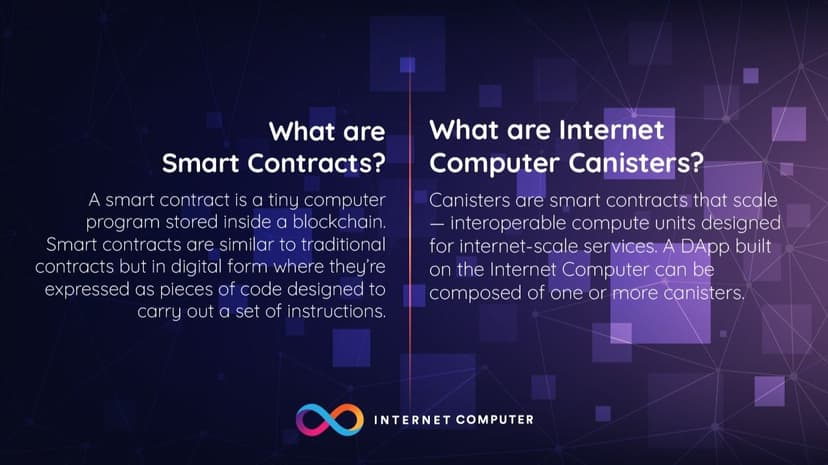 Traditional Smart Contracts Vs ICP Canister Smart Contracts